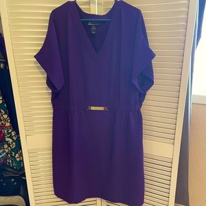 Lane Bryant 22/24 flattering purple dress